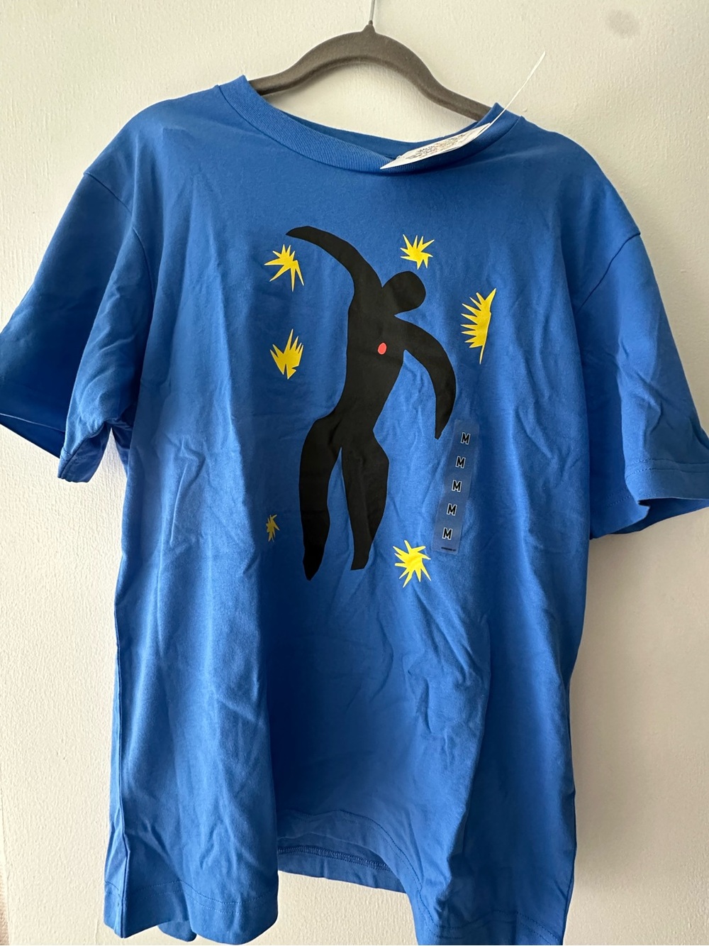 NWT Uniqlo Matisse Print Blue Graphic Tee